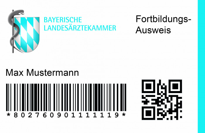 Muster eines Fortbildungsausweises